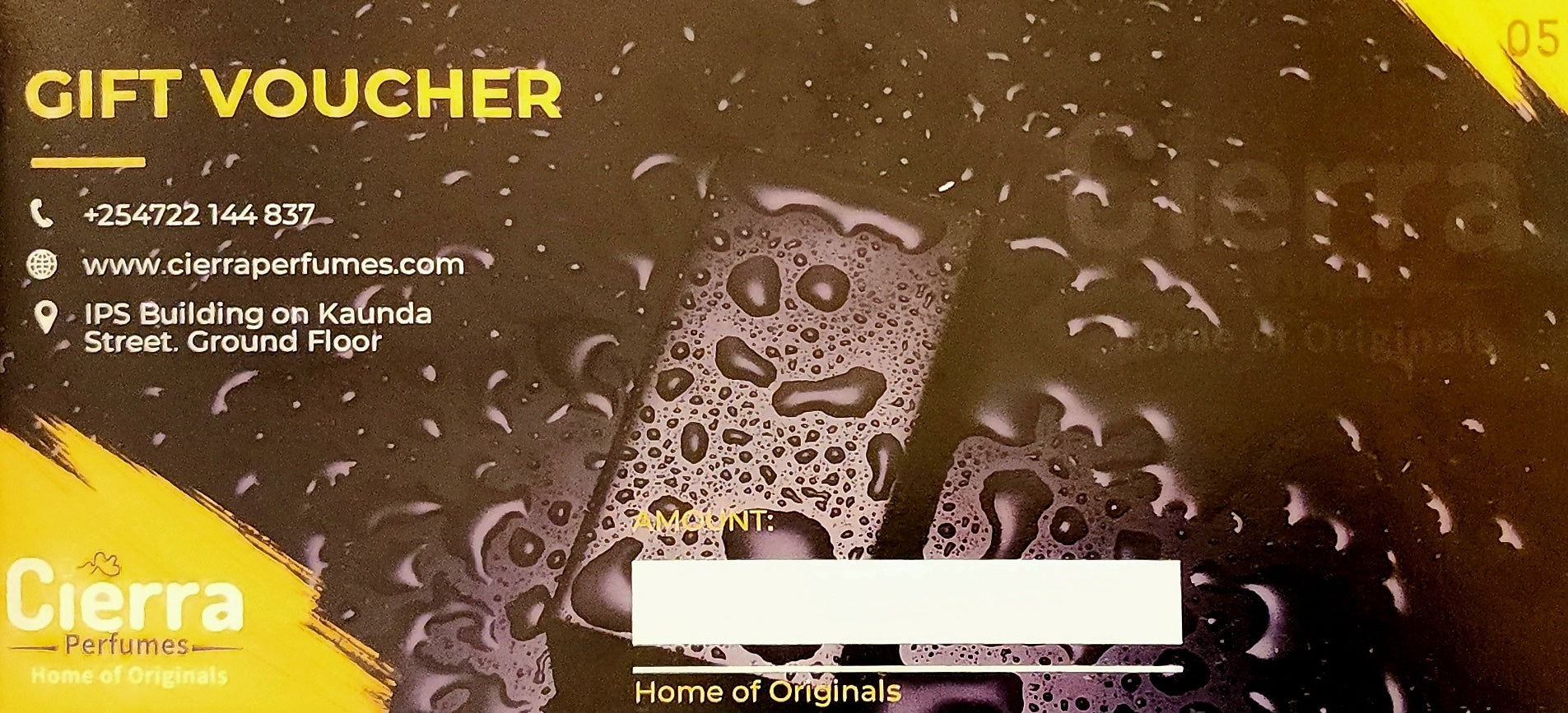 Cierra Perfume Gift Card