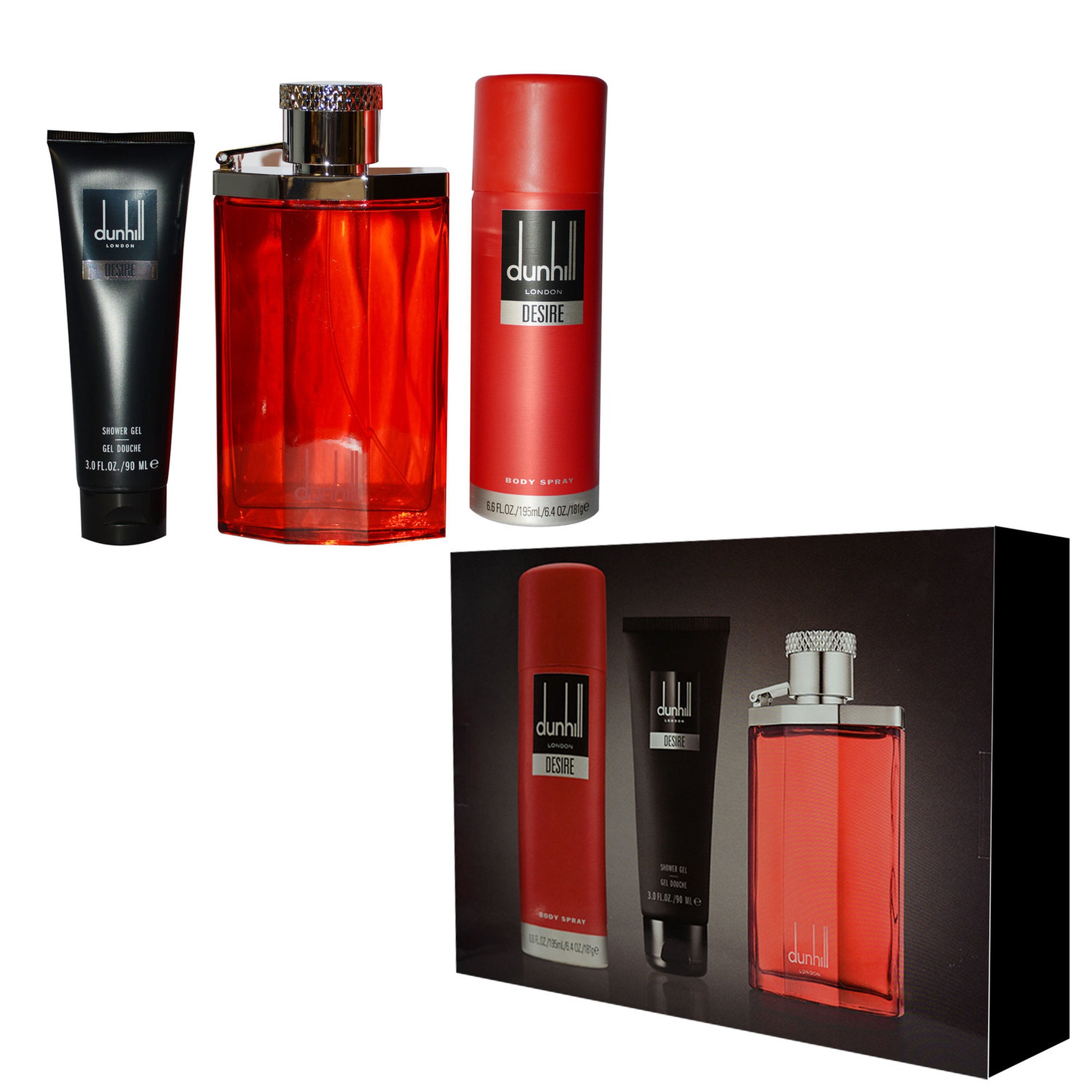 Dunhill, Desire Red Edt 100Ml M Gift Set