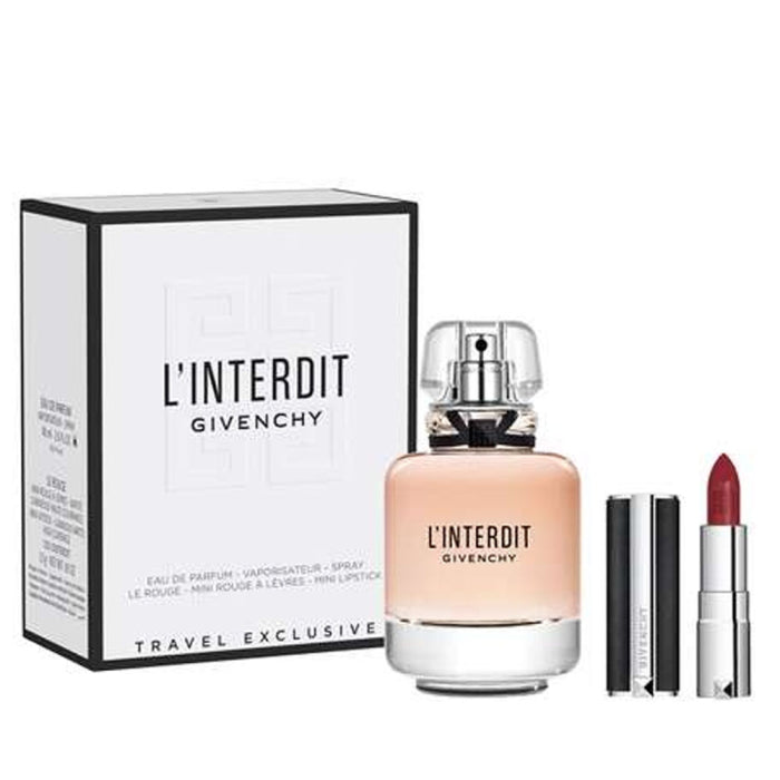 GIVENCHY, L'INTERDIT EDP 80ML W GIFT SET WITH LIPSTICK