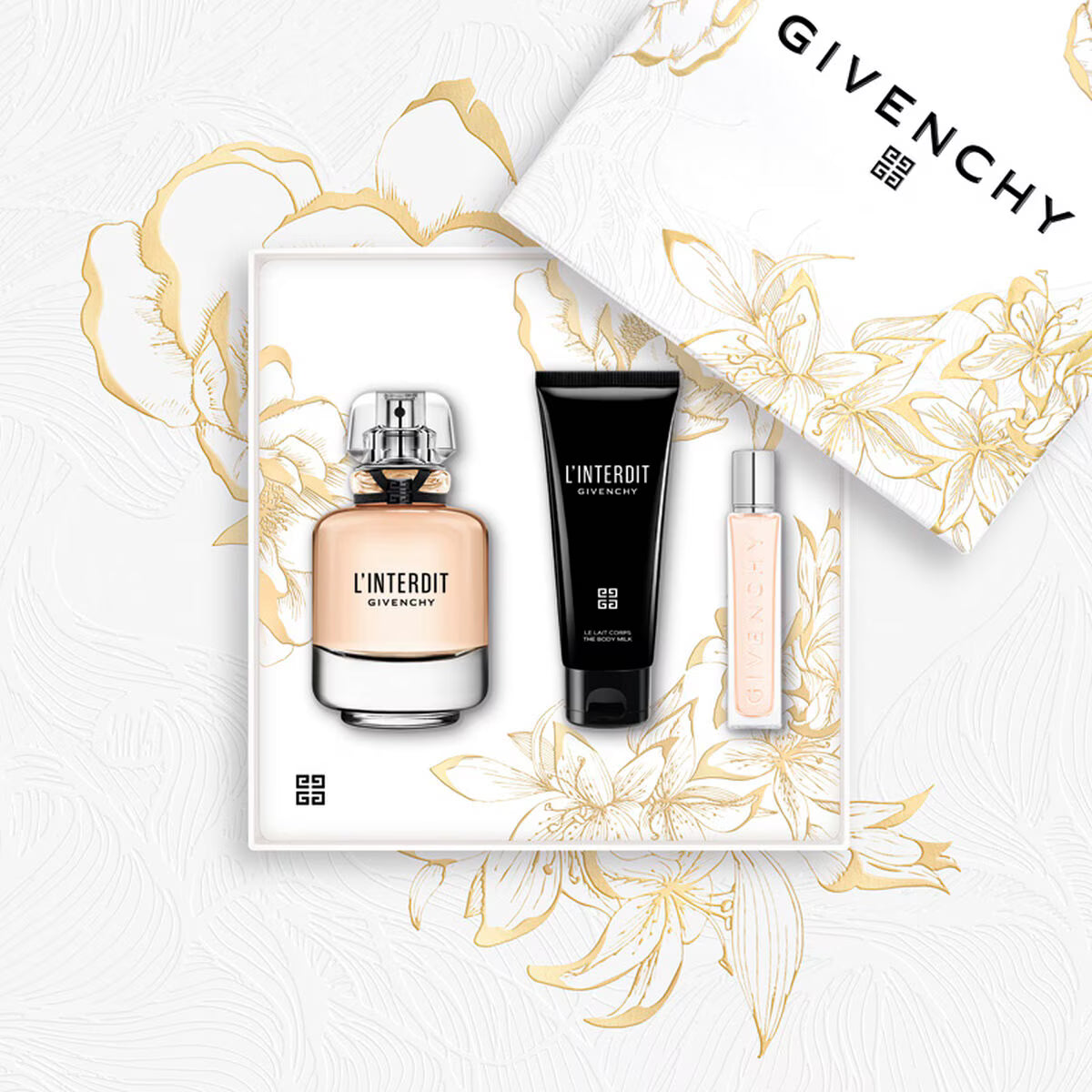 GIVENCHY, L'INTERDIT EDP 80ML W GIFT SET WITH TRAVEL TUBE