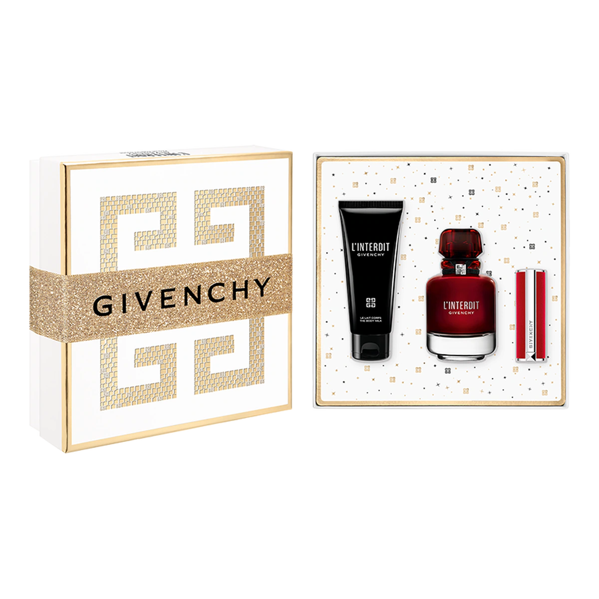 GIVENCHY, L'INTERDIT ROUGE EDP 80ML W GIFT SET