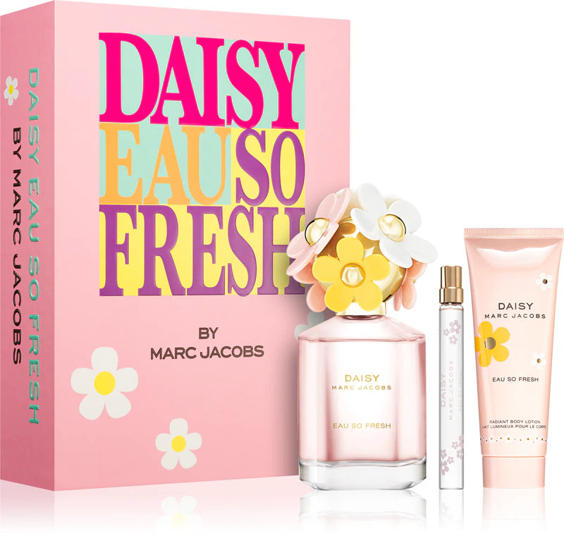 MARC JACOBS, DAISY EAU SO FRESH EDT 125ML W GIFT SET