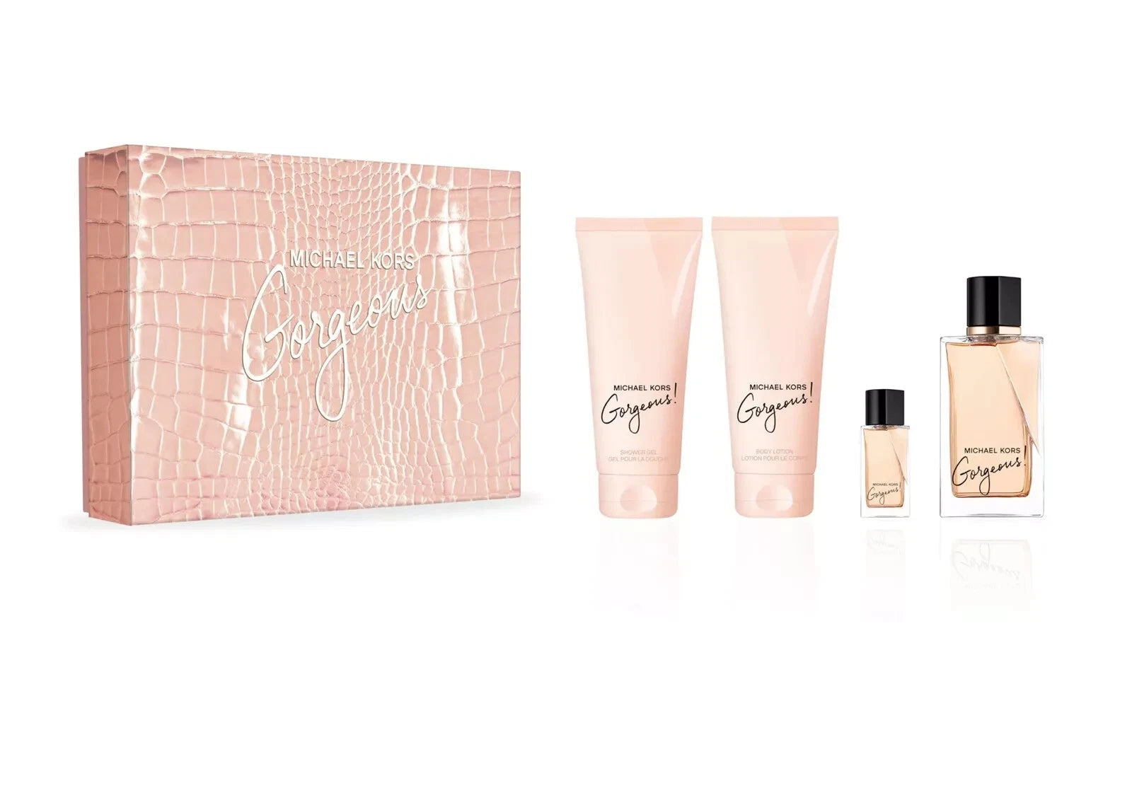 MICHAEL KORS, GORGEOUS EDP 100ML+ BL 100ML+ SGL 100ML+ 5ML MIN SET