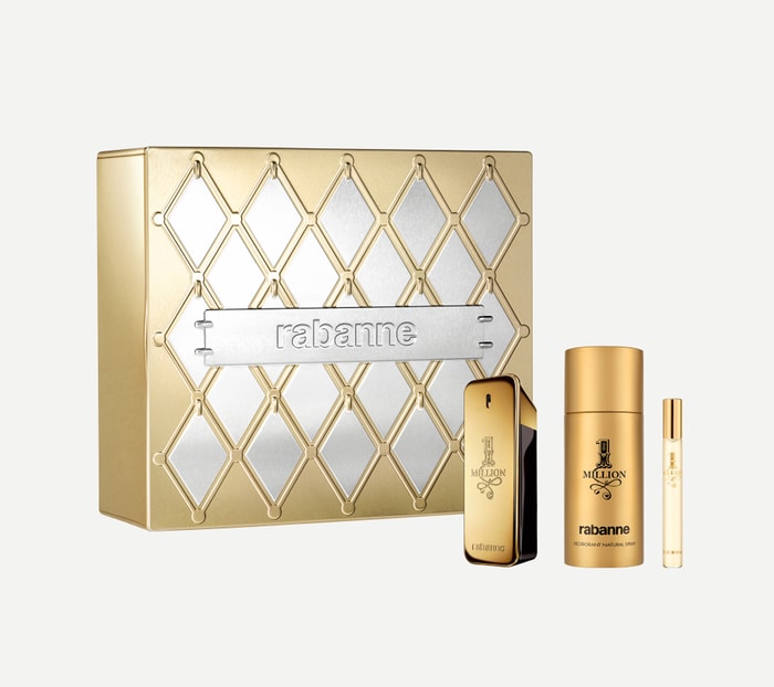 Paco Rabanne, 1 Million Edt 100Ml M 3Pcs Gift Set
