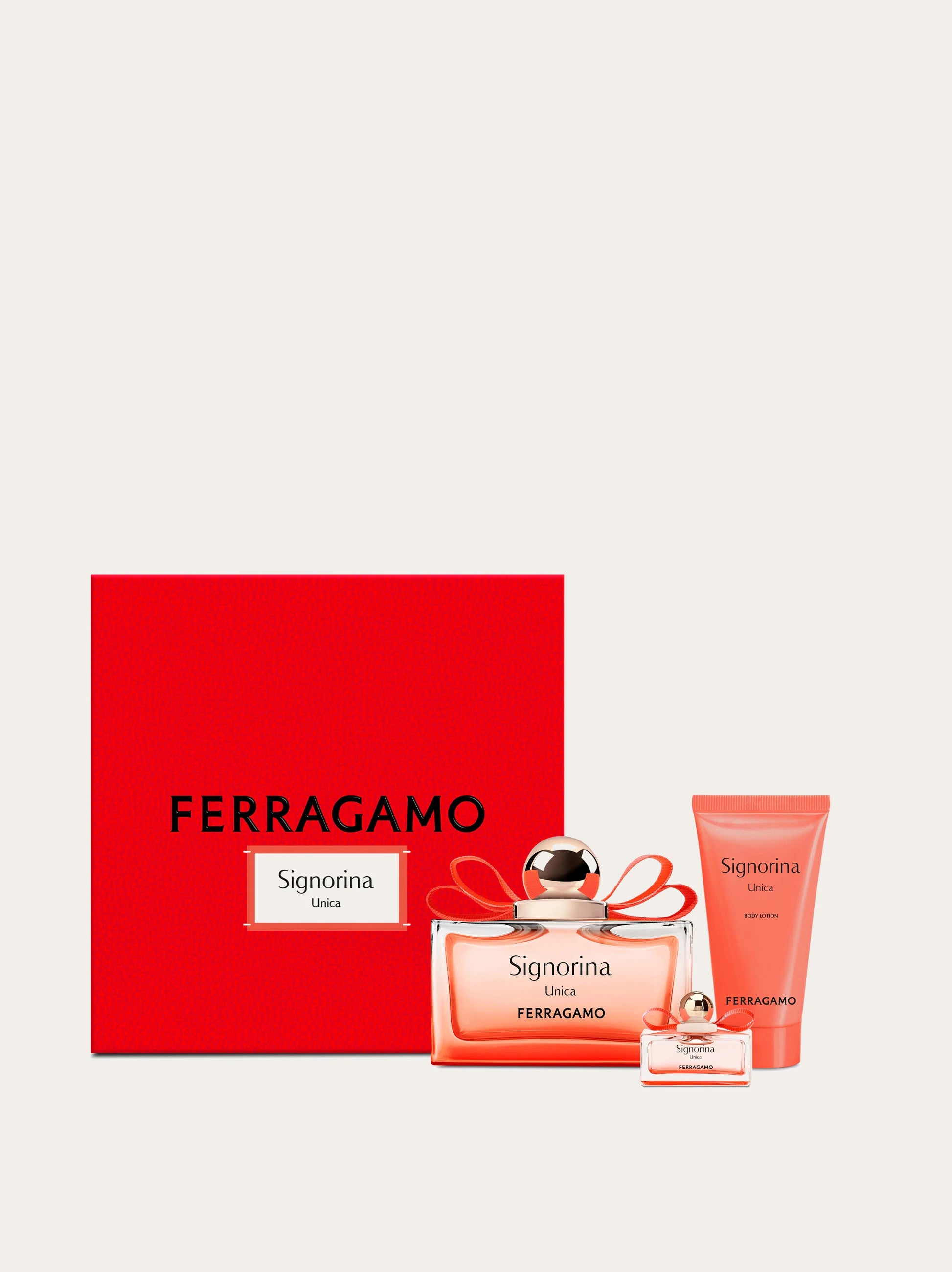 SALVATORE FERRAGAMO, SIGNORINA UNICA EDP 100ML W GIFT SET
