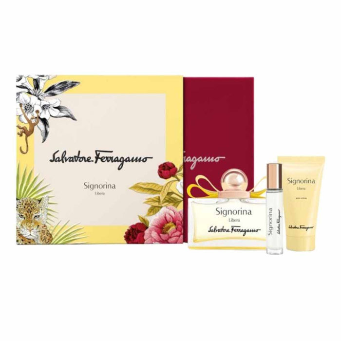 SALVATORE FERRAGAMO, SIGNORINA LIBERA EDP 100ML W GIFT SET