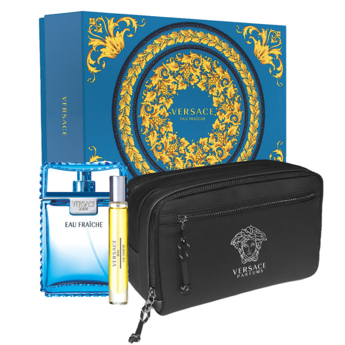 VERSACE, EAU FRAICHE EDT 100ML M GIFT SET