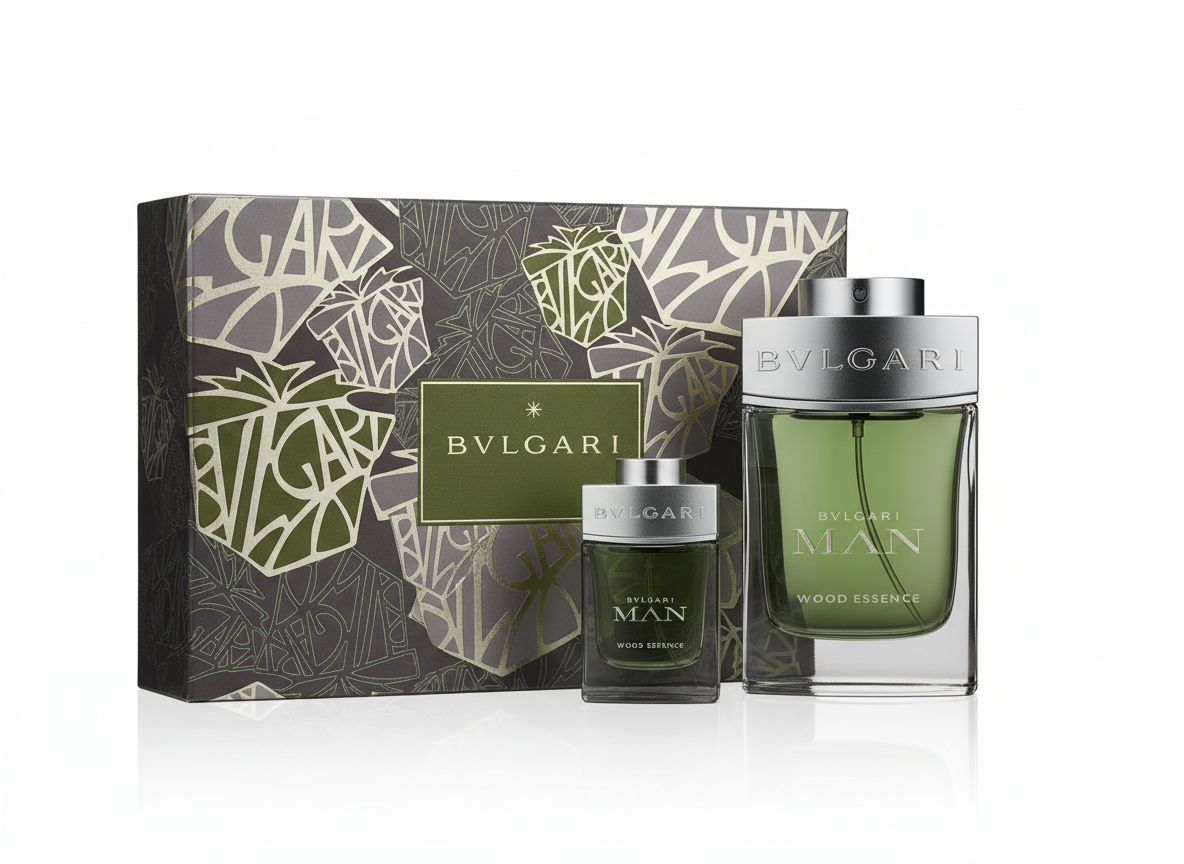 Bvlgari, Man Wood Essence Edp 100Ml M Gift Set