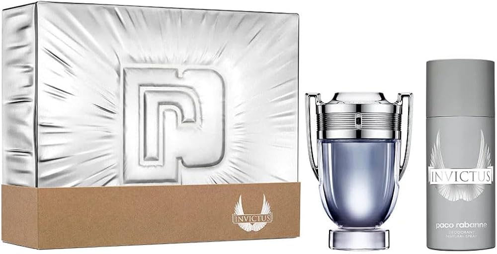 Paco Rabanne, Invictus Edt 100Ml M 2Pcs Gift Set