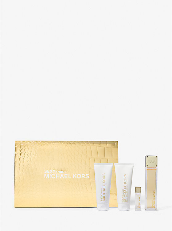 MICHAEL KORS, SEXY AMBER EDP 100ML W GIFT SET