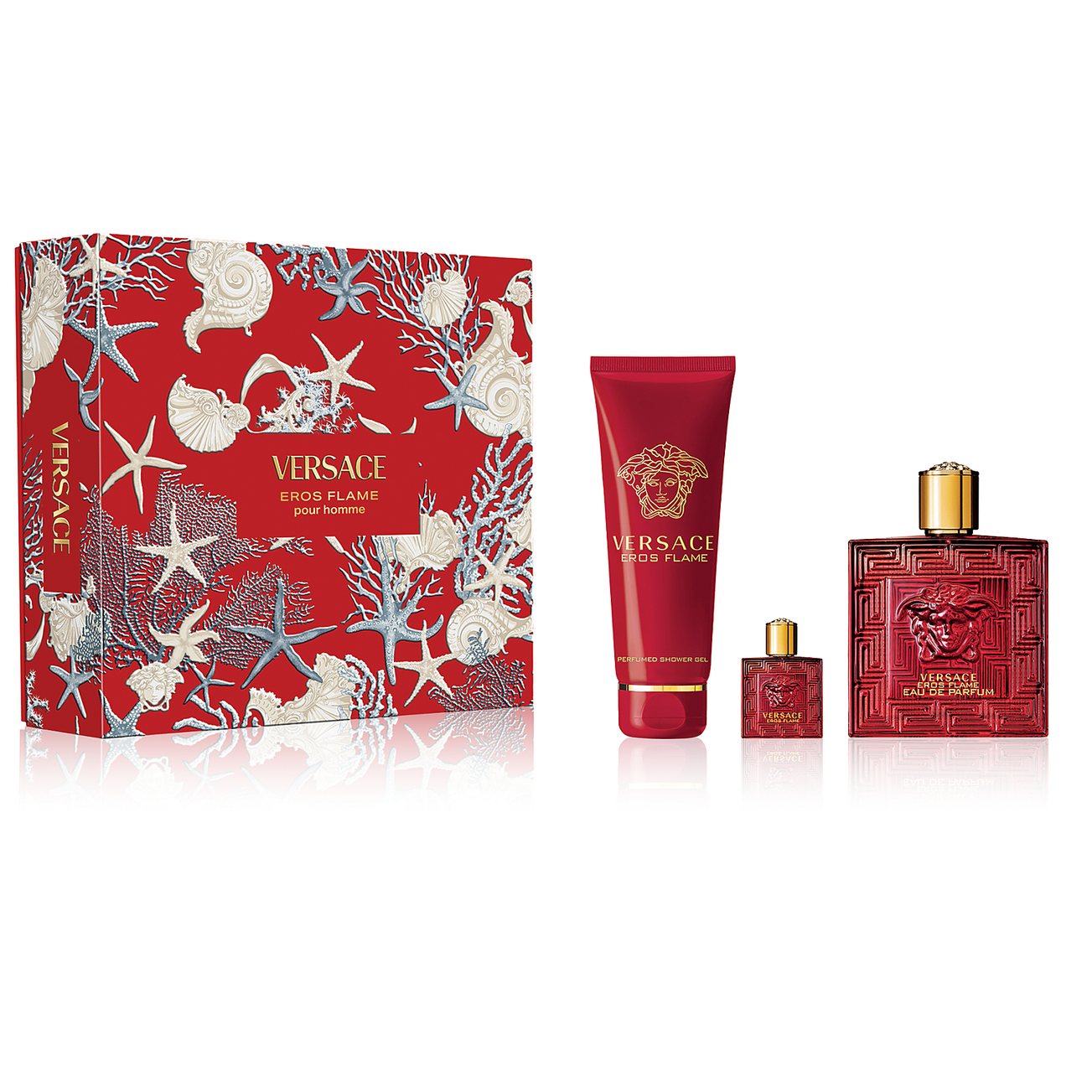 Versace, Eros Flame Edp 100Ml M Gift Set