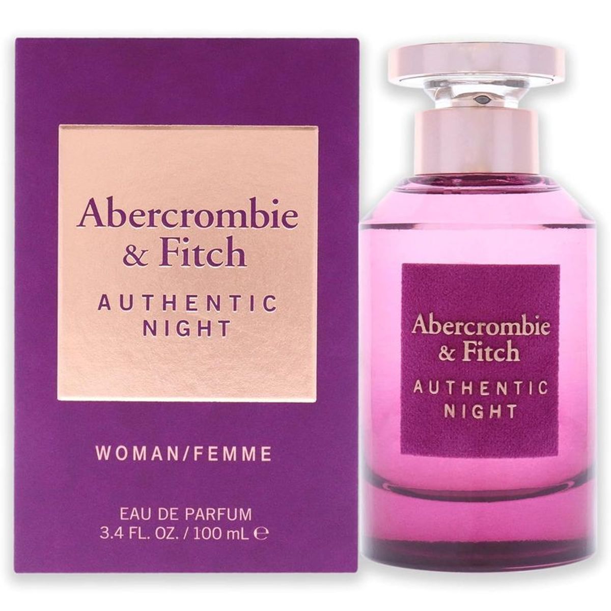 Aberchrombie & Fitch, Authentic Night Edp 100Ml W