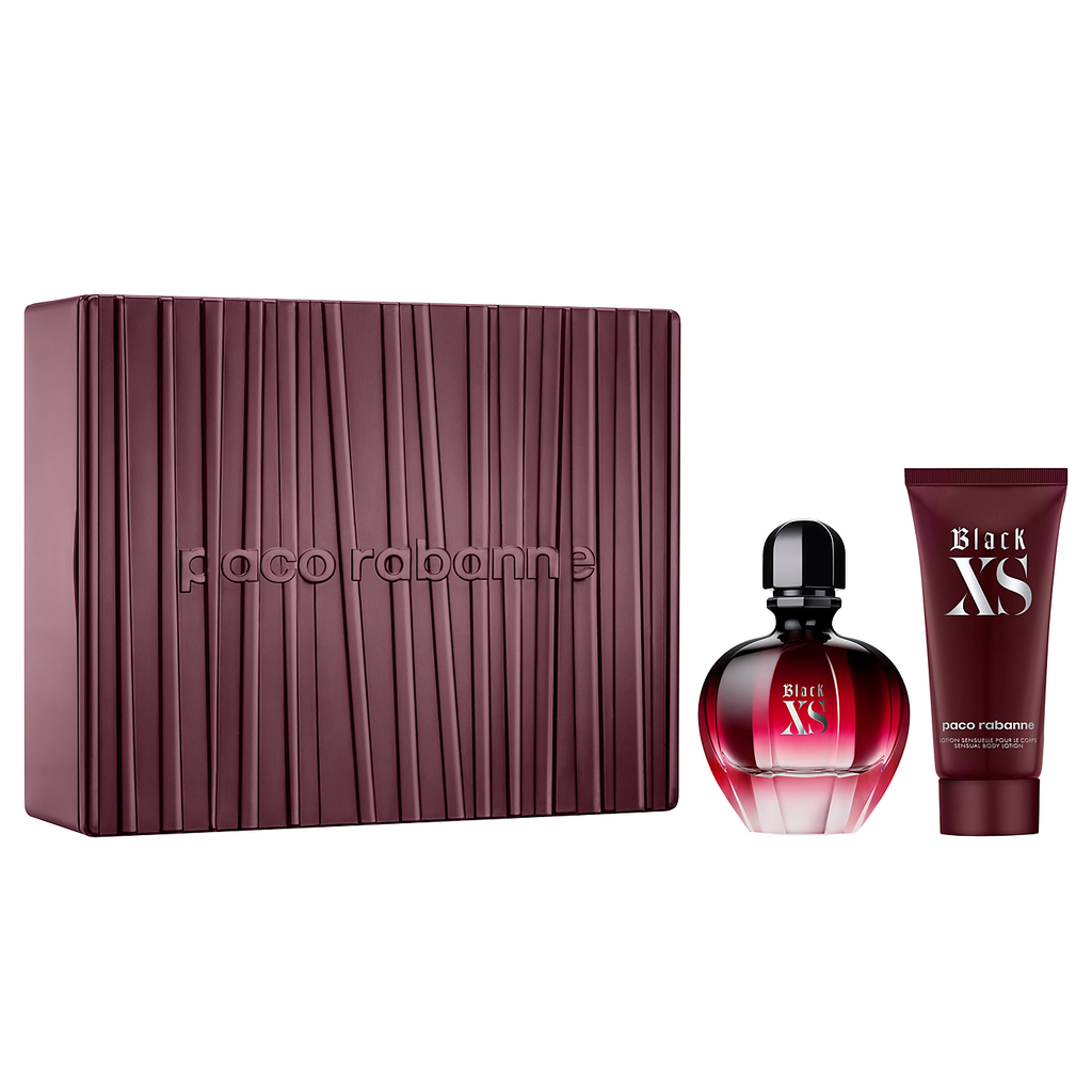 Paco Rabanne, Black Xs Edt 80Ml W 2Pcs Gift Set