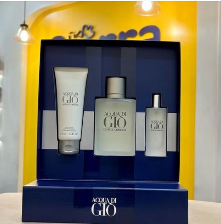 Giorgio Armani Acqua Di Gio Edt 100Ml M 3Pcs Gift Set Cierra