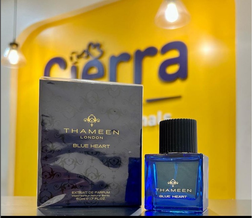 Blue cheapest heart thameen perfume